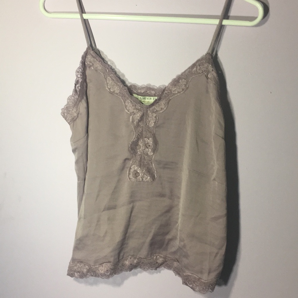 lavender lace tank top